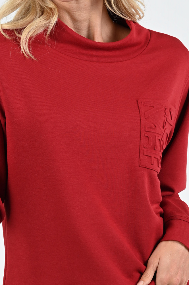 Monari 809375 Sweater Rood