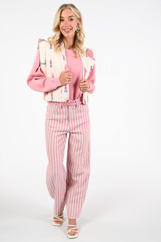 By-Bar carrie sweater Sweater Roze