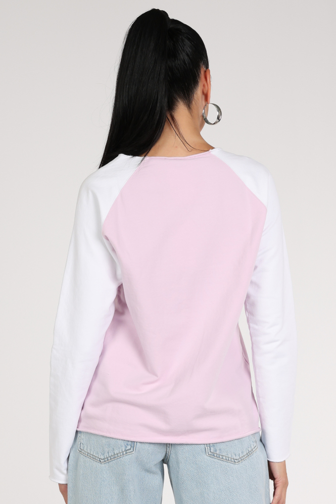 Penn & Ink S26F1832 Sweater Roze
