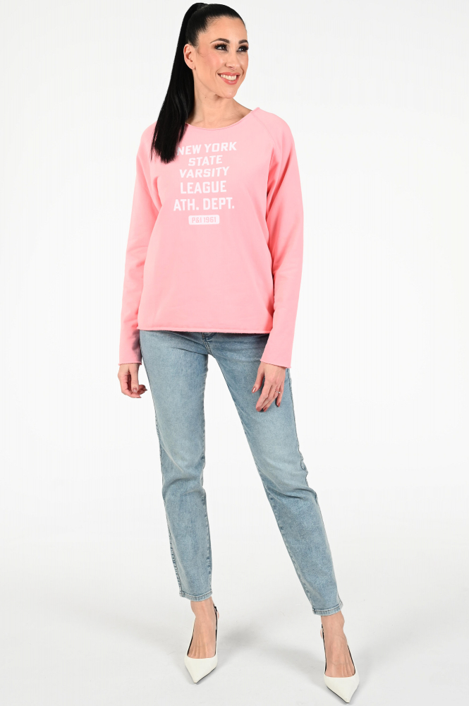 Penn & Ink S25F1624 Sweater Roze