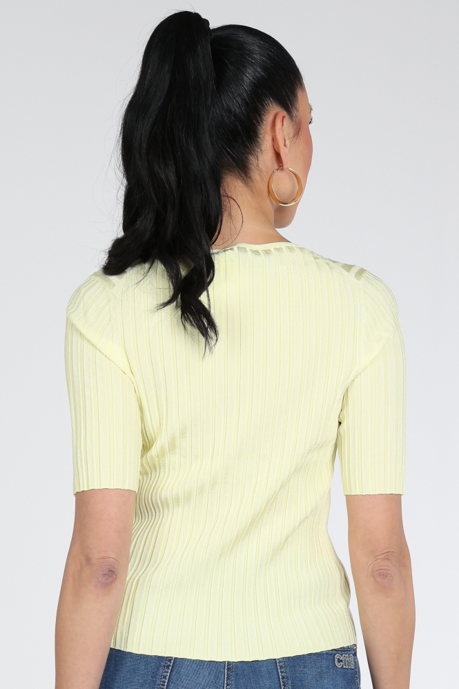 Marc Cain AC 41.15 M76 Sweater Geel