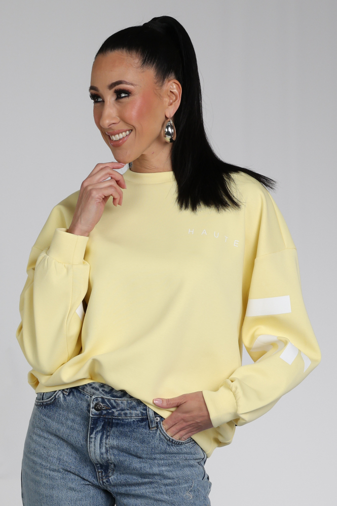 Haute L'Amitié HL10413 Sweater Geel