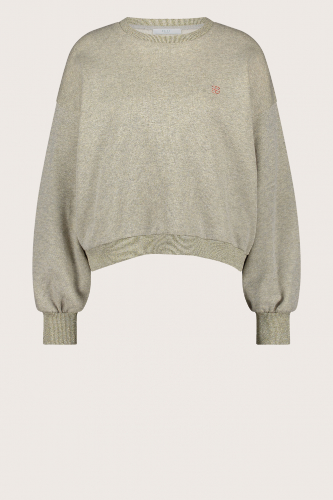 By-Bar bibi sparle sweat Sweater Geel