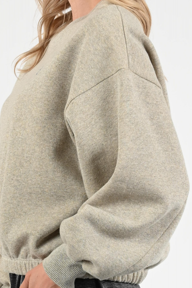 By-Bar Bodil sparkle Sweater Goud