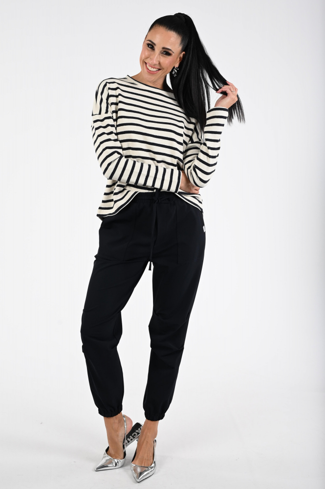 Penn & Ink W25T1205 Sweater Blauw
