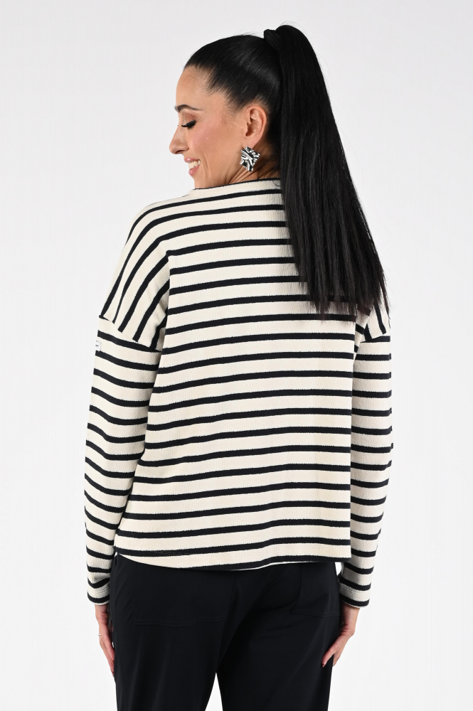 Penn & Ink W25T1205 Sweater Blauw