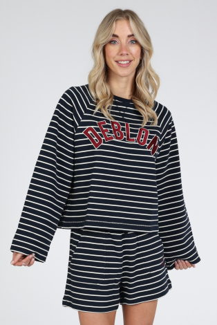 Deblon dana striped Blauw