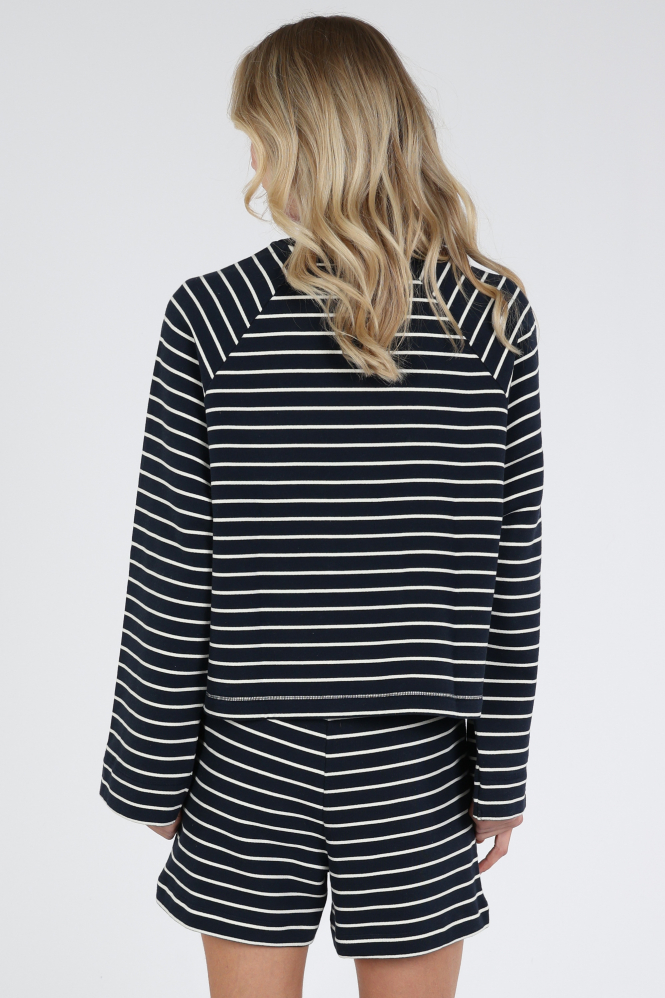 Deblon dana striped Sweater Blauw