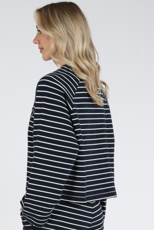 Deblon dana striped Blauw