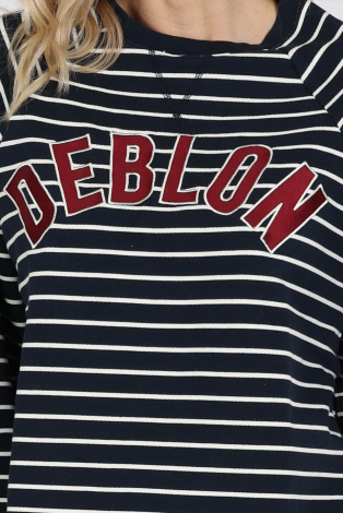 Deblon dana striped Blauw