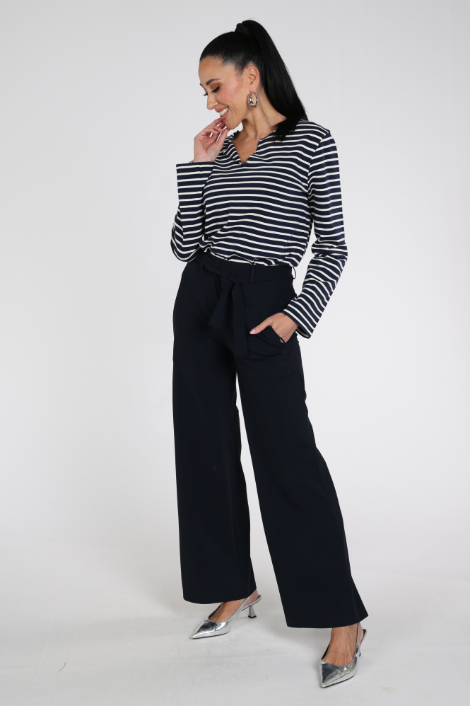 Penn & Ink S26F1806 Sweater Blauw