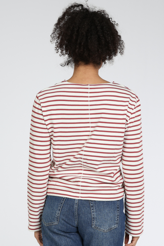 Penn & Ink S26F1806 Sweater Rood