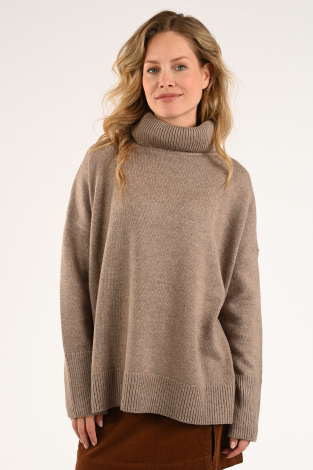 Co'couture maja roll neck Bruin