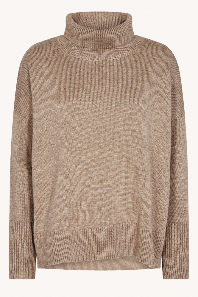 Co'couture maja roll neck Coltrui Bruin