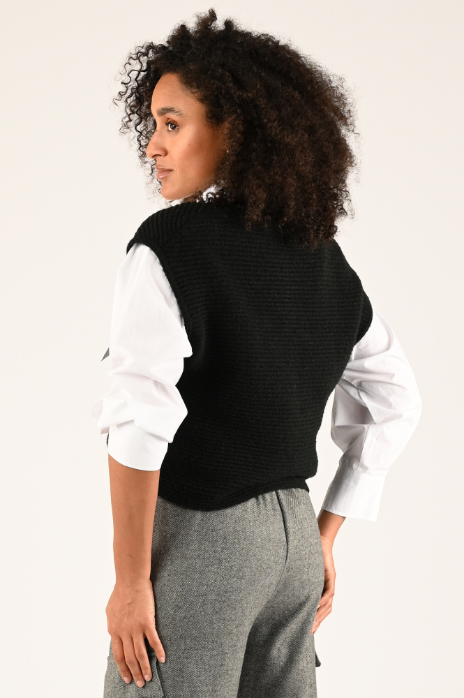 Caroline Biss 4259 Vest Zwart