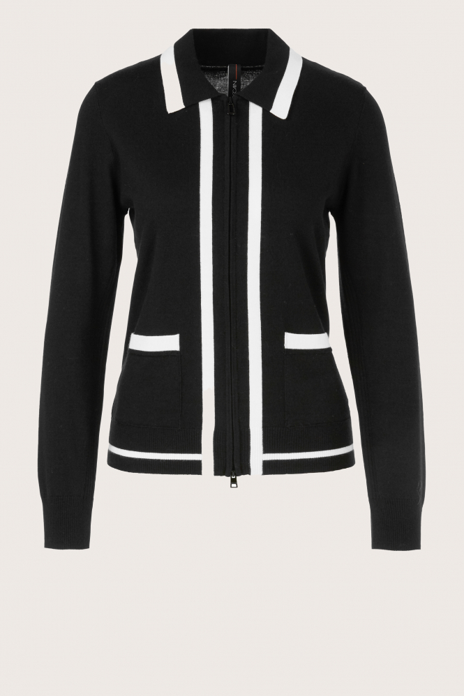 Marc Cain XS 39.18 M81 Vest Zwart