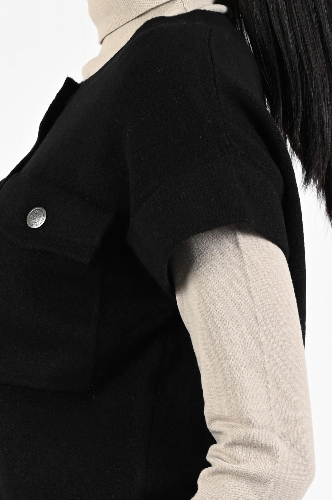 Monari 808912 Vest Zwart