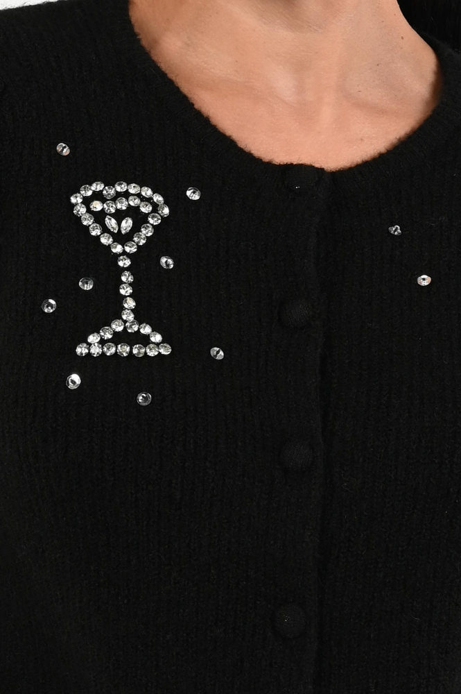 Fabienne Chapot CLTCAR18AW259001 Vest Zwart