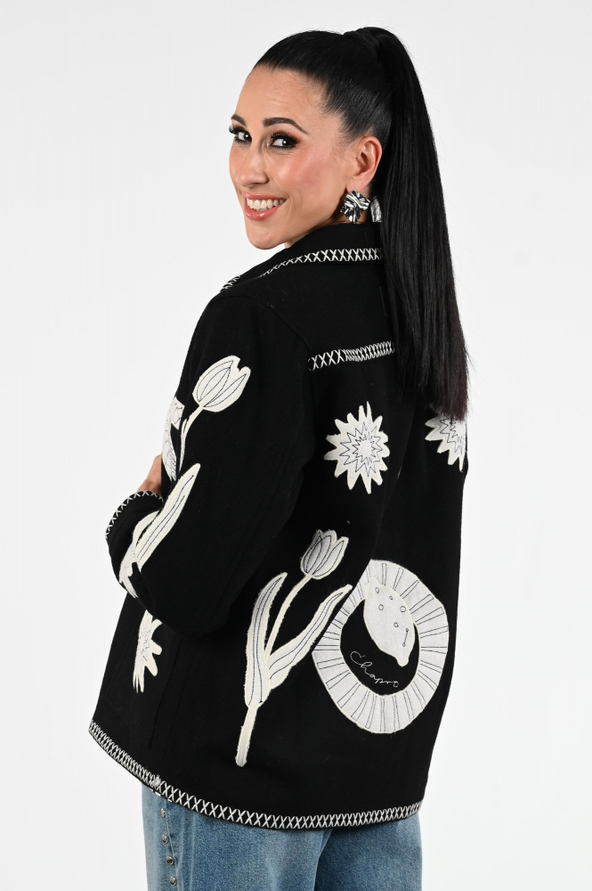 Fabienne Chapot CLTJKT07AW259001 Vest Zwart