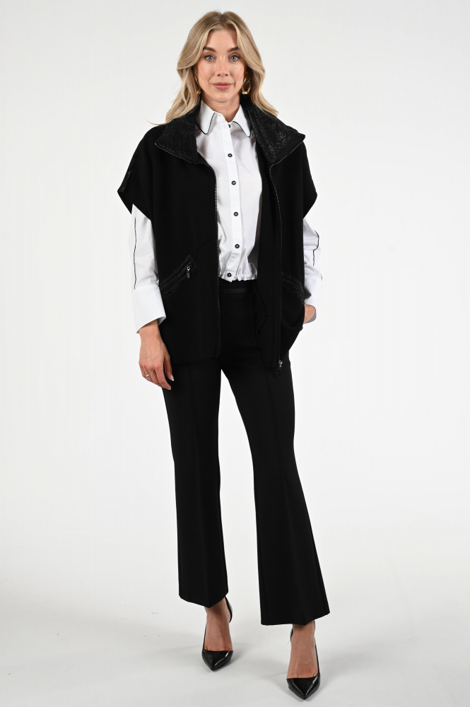 Joseph Ribkoff 253998 Vest Zwart
