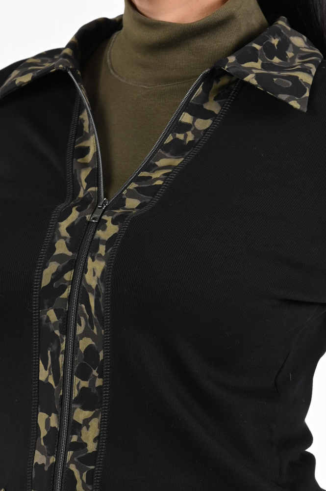 Marc Cain ZS 31.09 J55 Vest Zwart