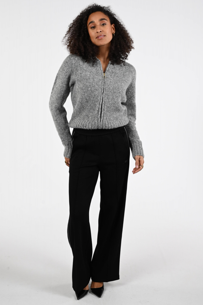 By-Bar Jonas zipp Vest Grijs