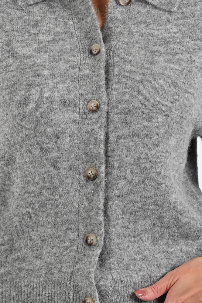 Knit-Ted Danny Vest Grijs