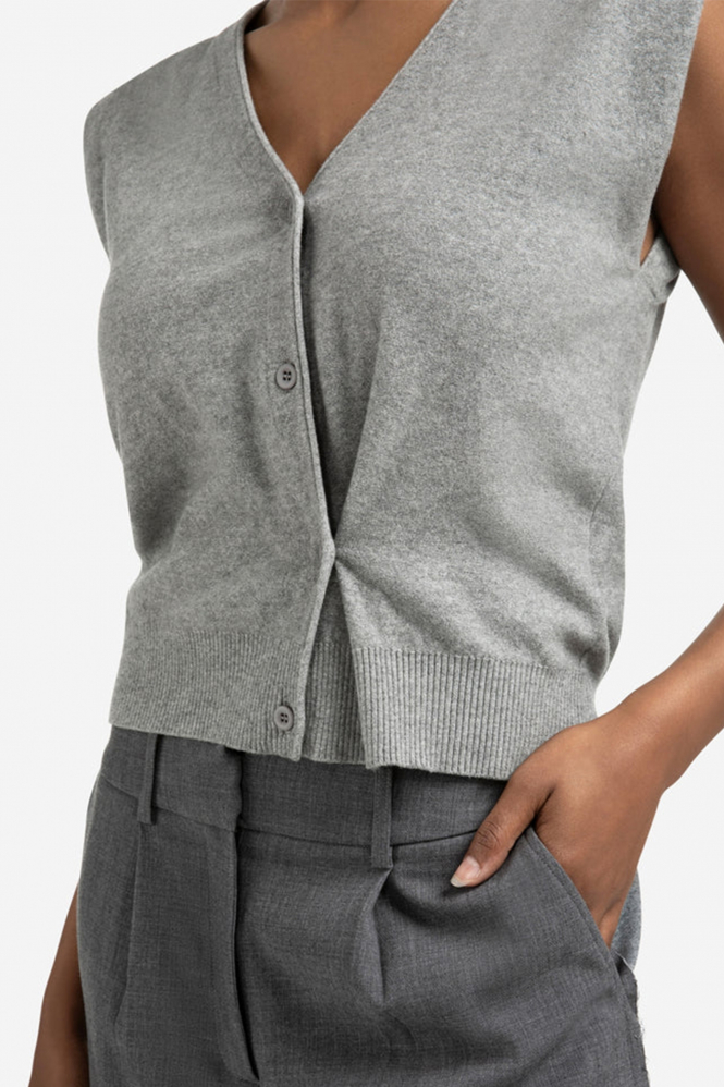 Yaya 01-010120-508 Vest Grijs