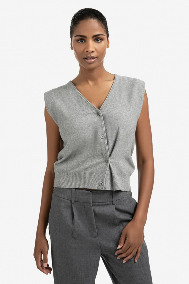 Yaya 01-010120-508 Vest Grijs