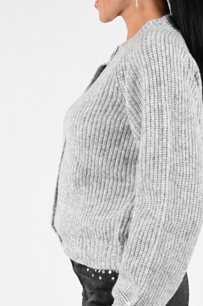 Pom Amsterdam SP7882 Vest Grijs