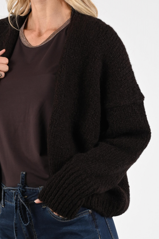 Knit-Ted Becky Vest Bruin
