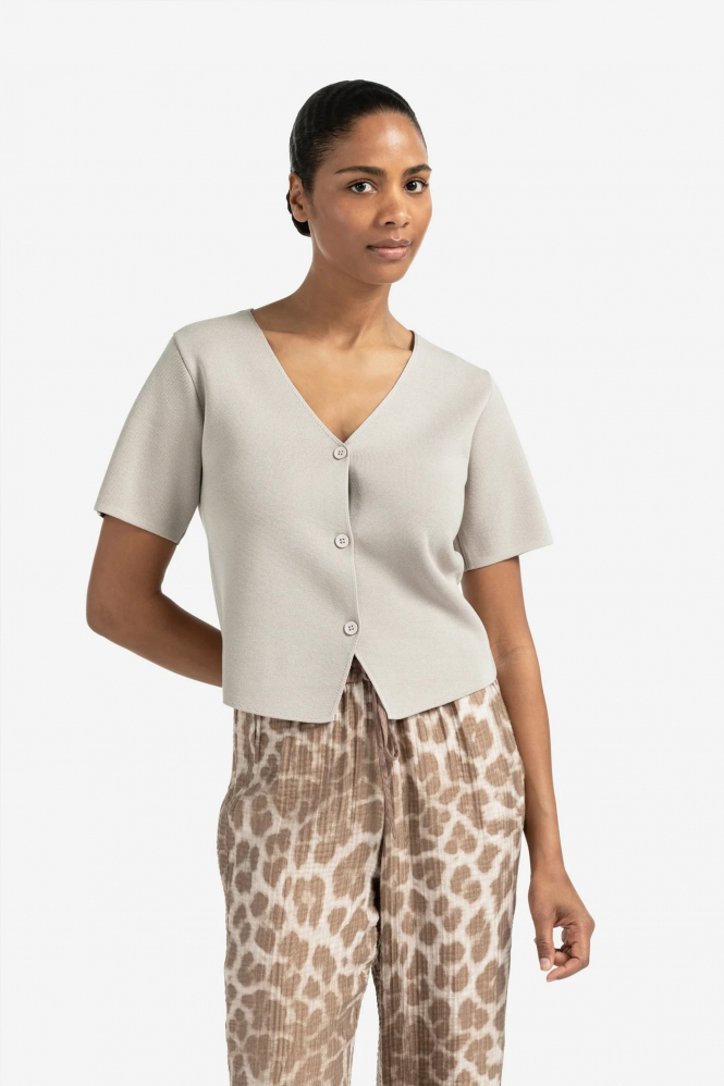 Yaya 01-010115-507 Vest Bruin