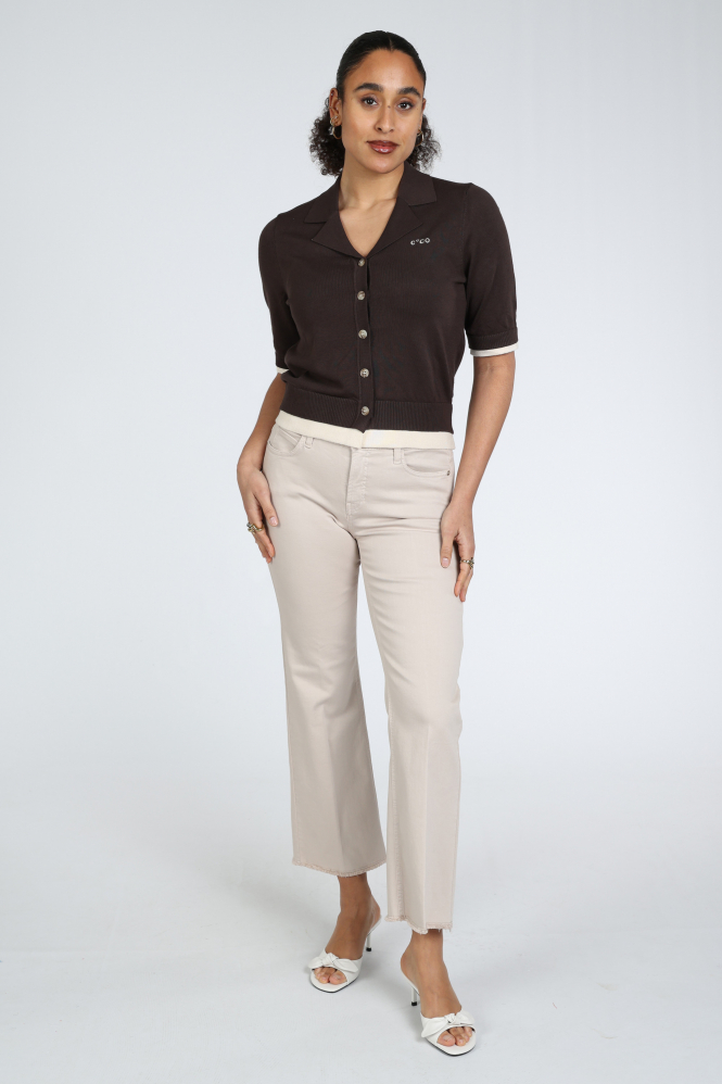 Co'couture 42019 Vest Bruin