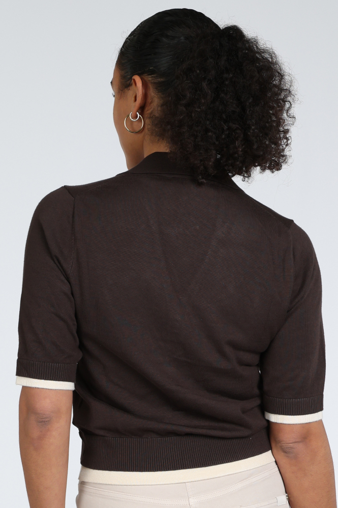 Co'couture 42019 Vest Bruin