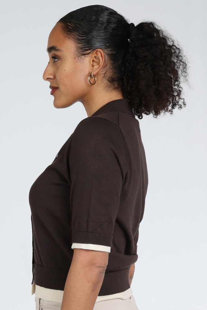 Co'couture 42019 Vest Bruin