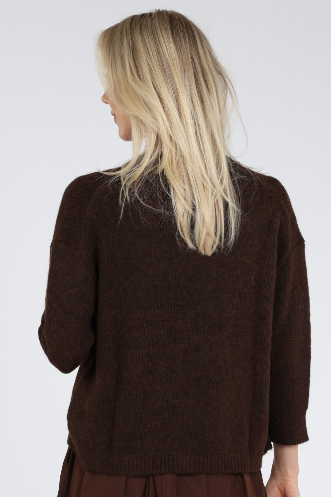 Luisa Cerano 448360-5348 Vest Bruin