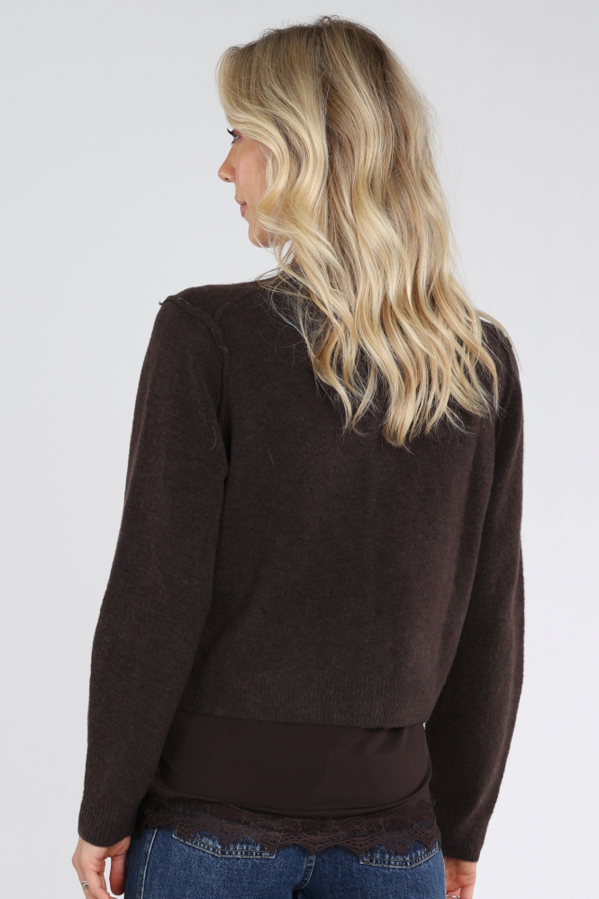Oui 94462 Vest Bruin