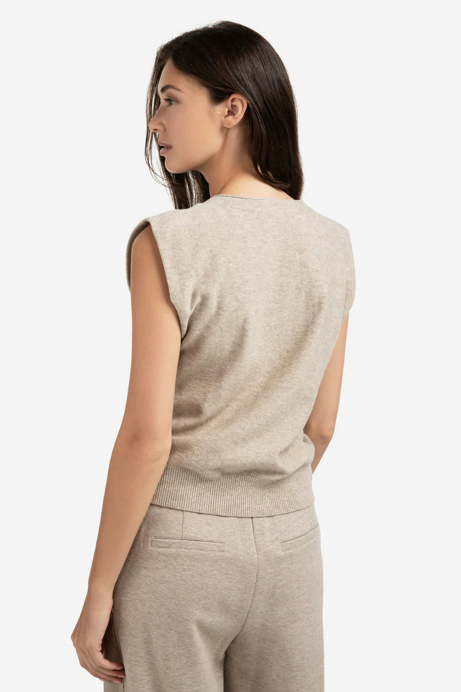 Yaya 01-010120-508 Vest Beige