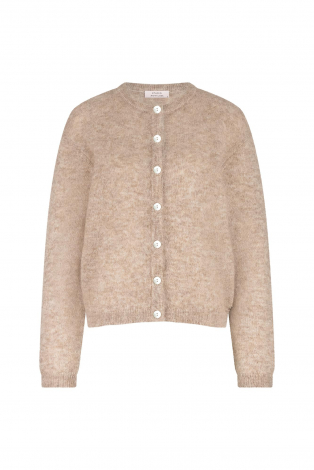 Studio Anneloes Bibi mohair cardigan Beige