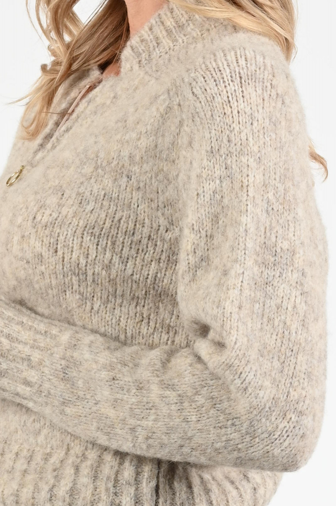 By-Bar Jonas zipp Vest Beige