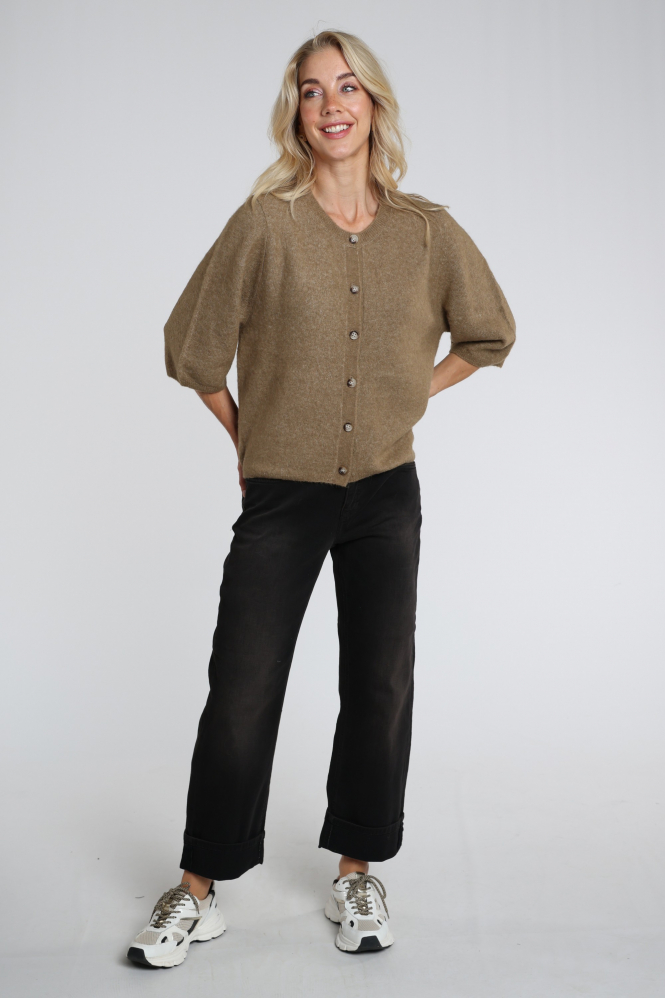 Knit-Ted Meg 262p02 Vest Bruin