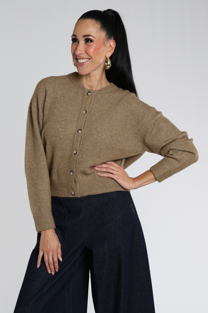 Knit-Ted Britney 262p022 Vest Bruin
