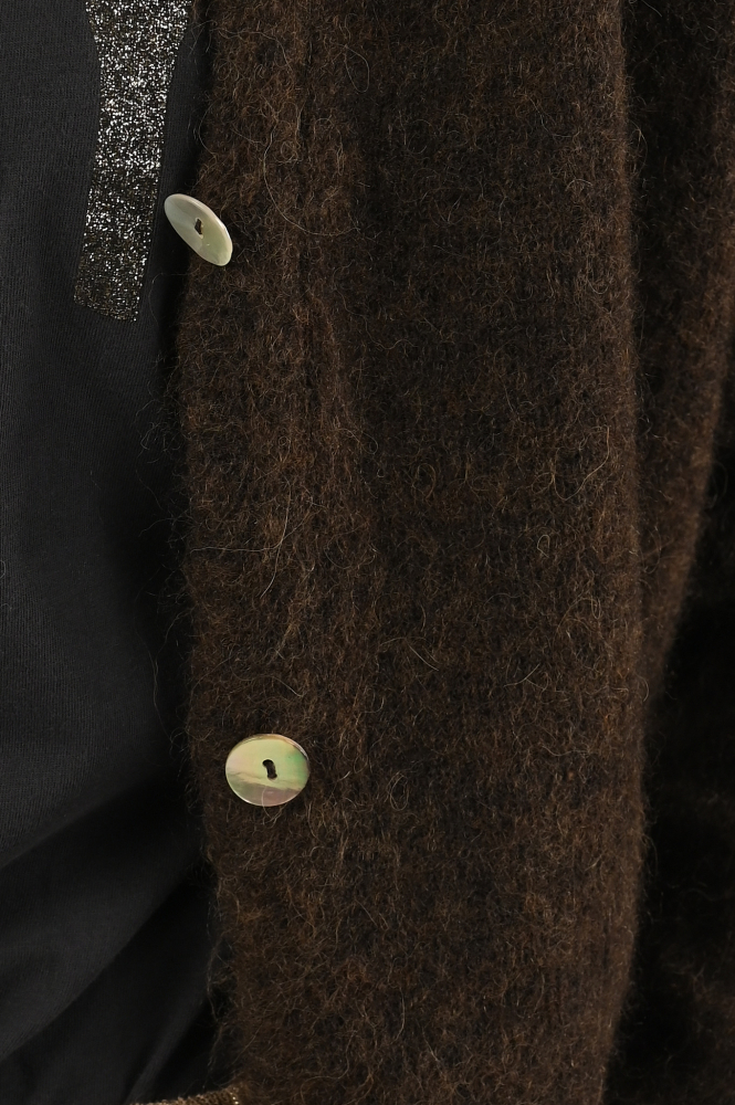 By-Bar liv cardigan Vest Bruin