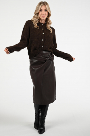By-Bar Cleo cardigan Bruin