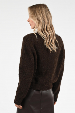 By-Bar Cleo cardigan Bruin