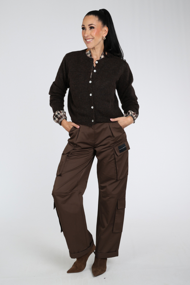 By-Bar 26414007 cleo Vest Bruin