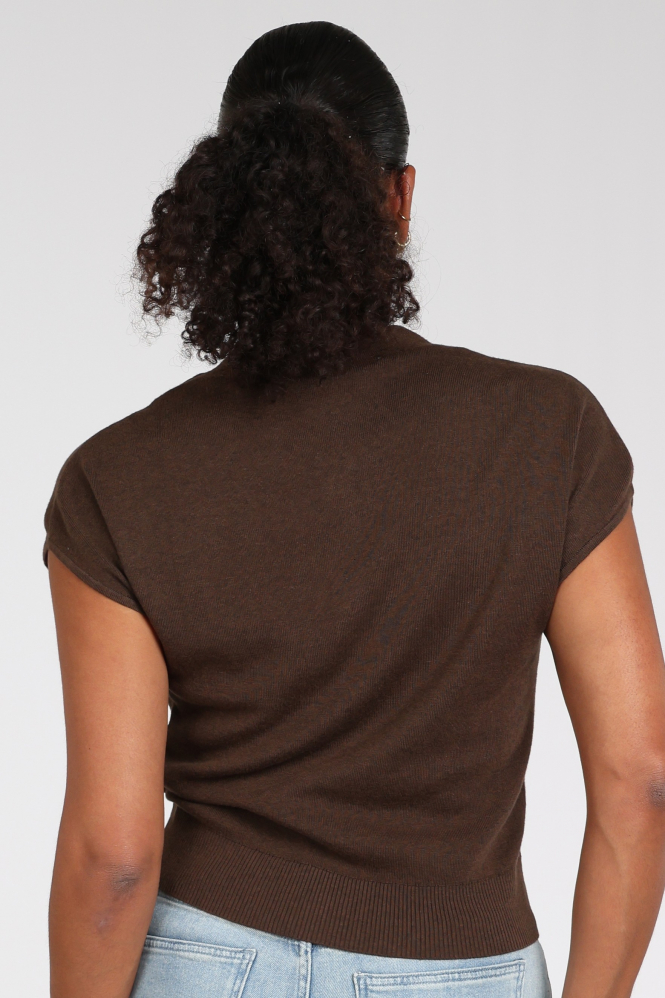 Yaya 01-010163-607 Vest Bruin