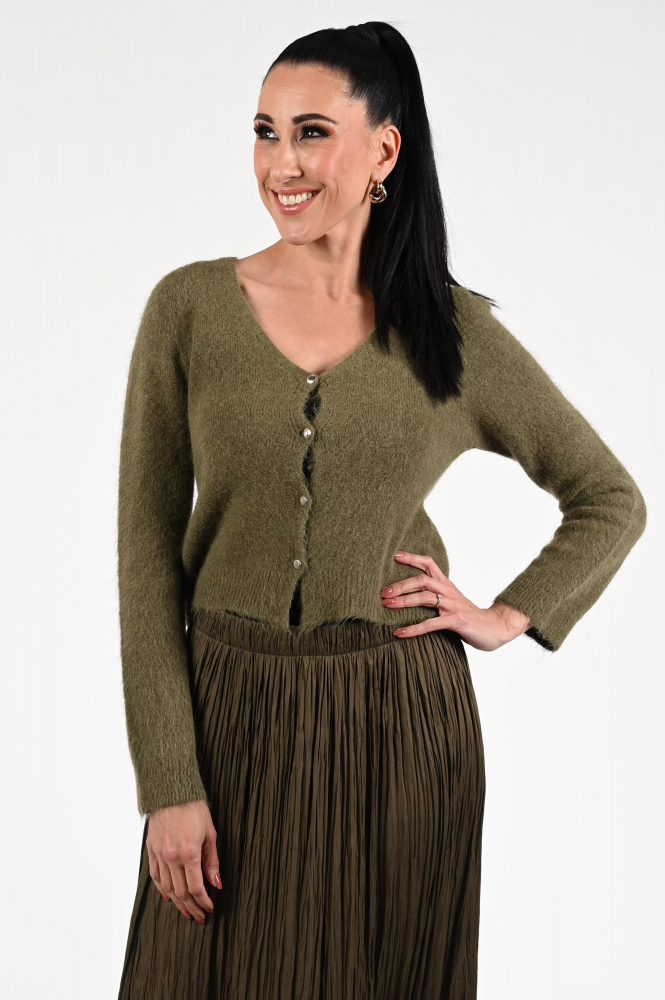 Oui 94143 Vest Groen