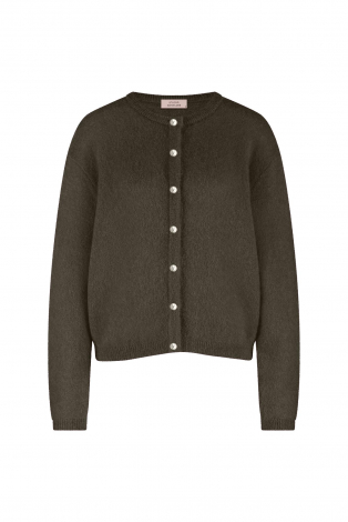 Studio Anneloes Bibi mohair cardigan Groen
