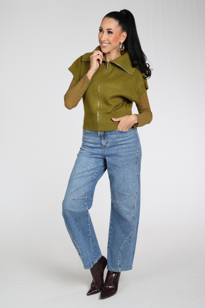 Co'couture 500028 Vest Groen